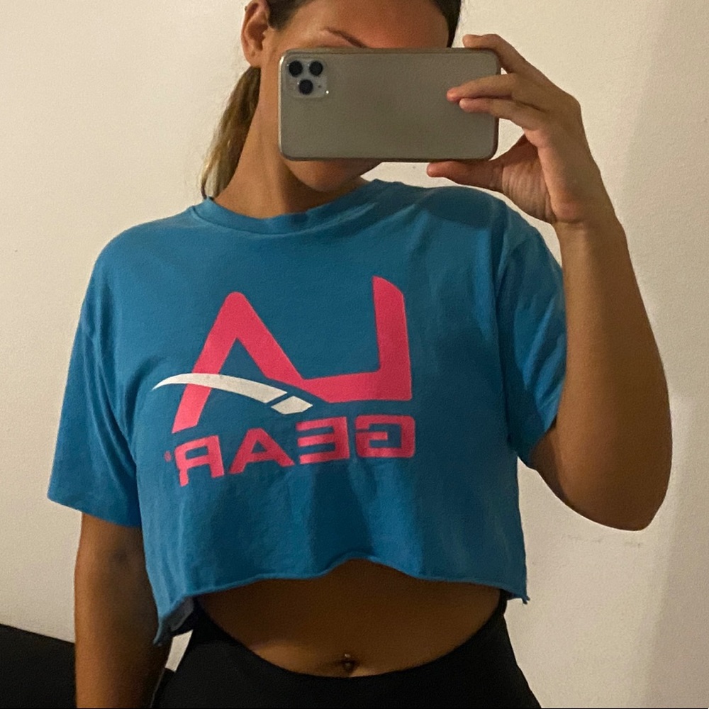 Vintage inspired crop top LA GEAR